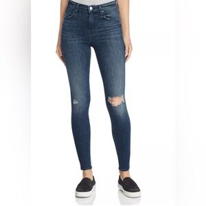 J Brand Maria Dark Wash Distressed Women’s Skinny Jeans Size 27 Arrested